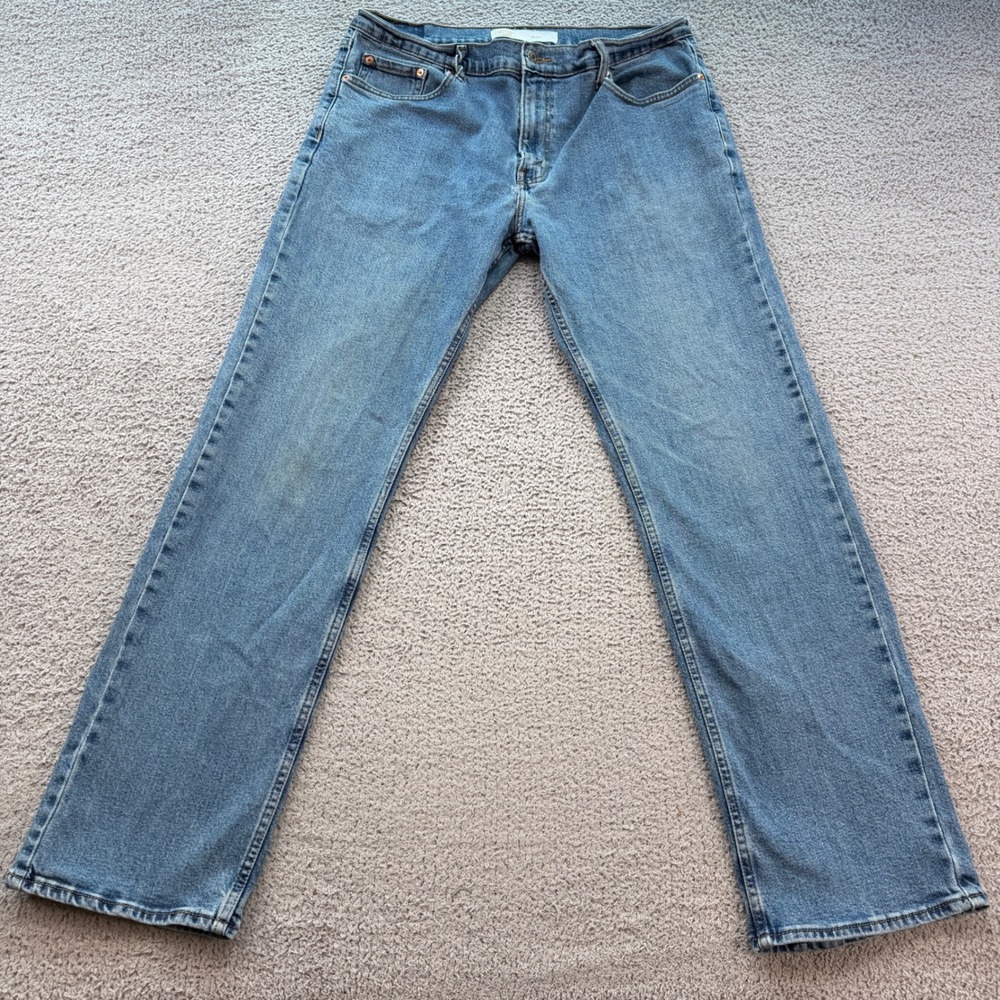 Signature by Levi Strauss Gold Label Relaxed Fit Mens Jeans Blue 36x34